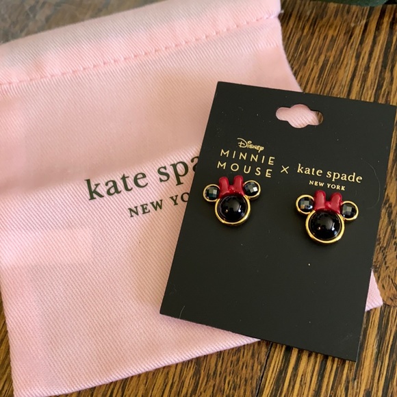 kate spade Jewelry - Kate Spade Minnie Mouse Studs